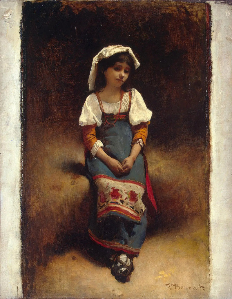 Italiensk kvinna - Léon Bonnat