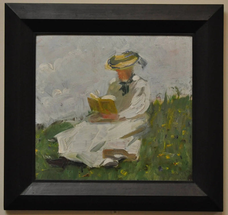 Kvinna som läser i det gröna - Franz Marc
