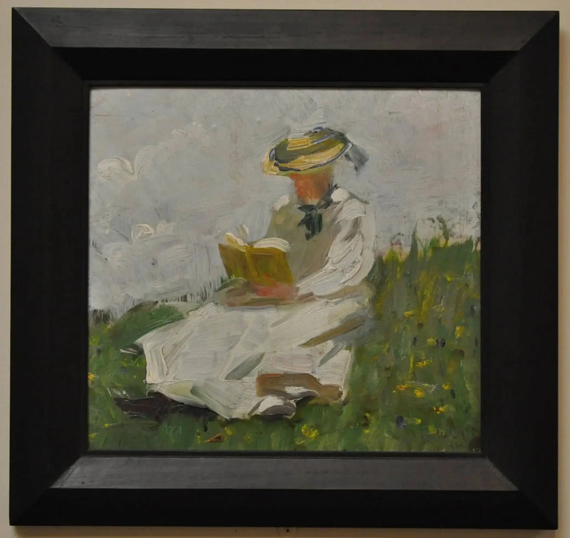 Kvinna som läser i det gröna - Franz Marc