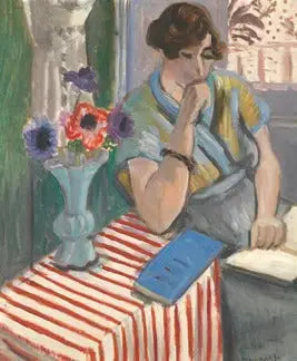 Femme lisant - Henri Matisse image 1 tableau peint à l’huile sur toile