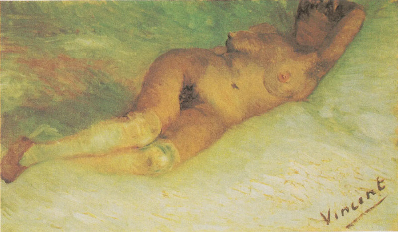 Liggande naken kvinna - Vincent van Gogh