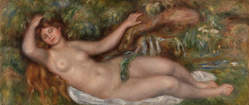 Naken kvinna liggande - Pierre-Auguste Renoir