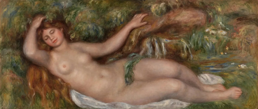 Naken kvinna liggande - Pierre-Auguste Renoir