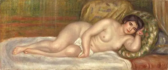 Naken kvinna liggande - Pierre-Auguste Renoir