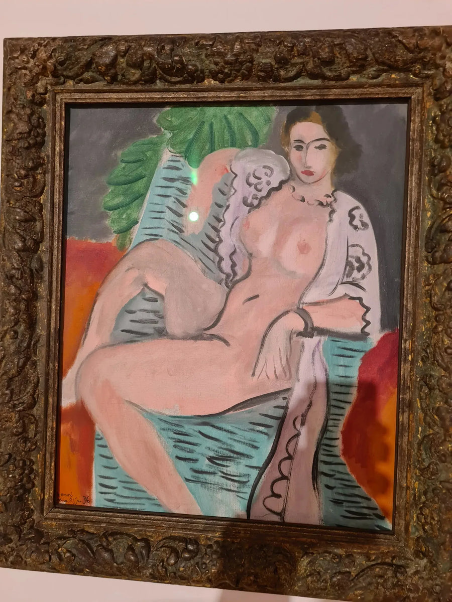 Naken kvinna i drapering - Henri Matisse