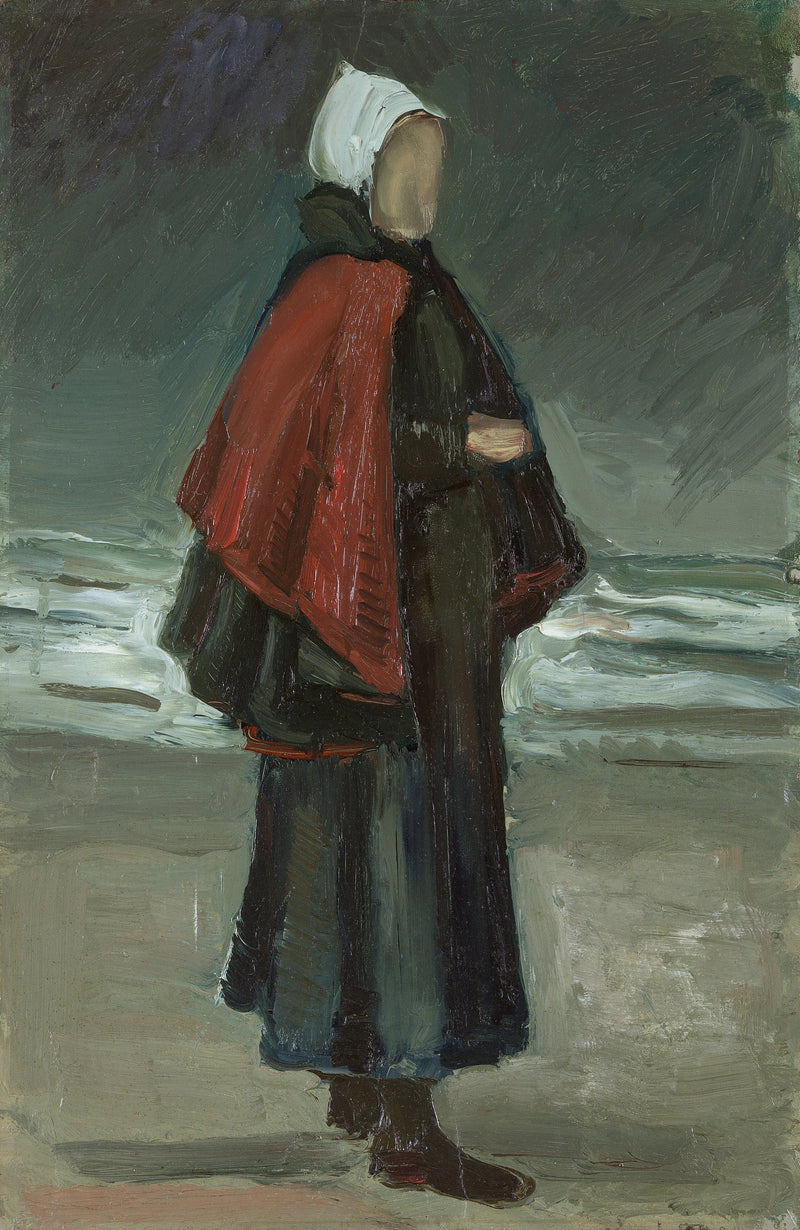 Fiskarens hustru på stranden - Vincent van Gogh