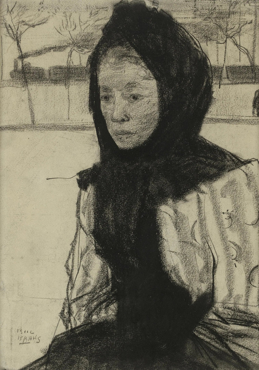 Kvinna med sjal - Isaac Israëls