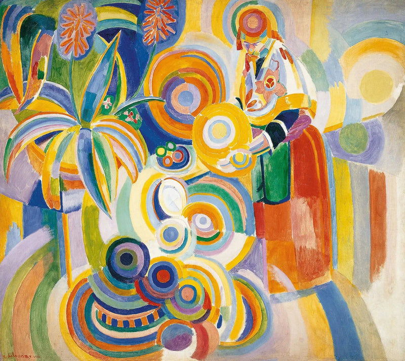 Portugisisk kvinna - Robert Delaunay