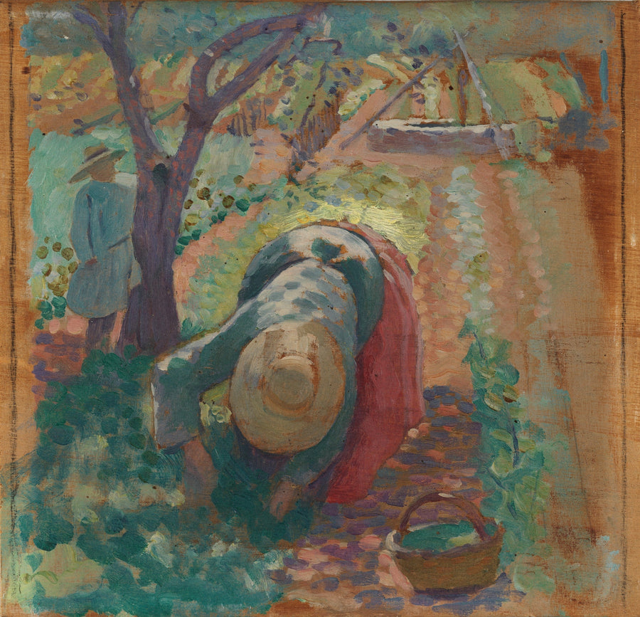 Kvinnor som skördar grönsaker - Henri-Edmond Cross