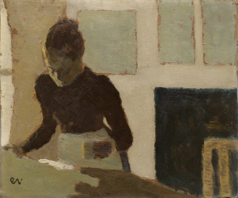 Kvinna som stryker - Édouard Vuillard