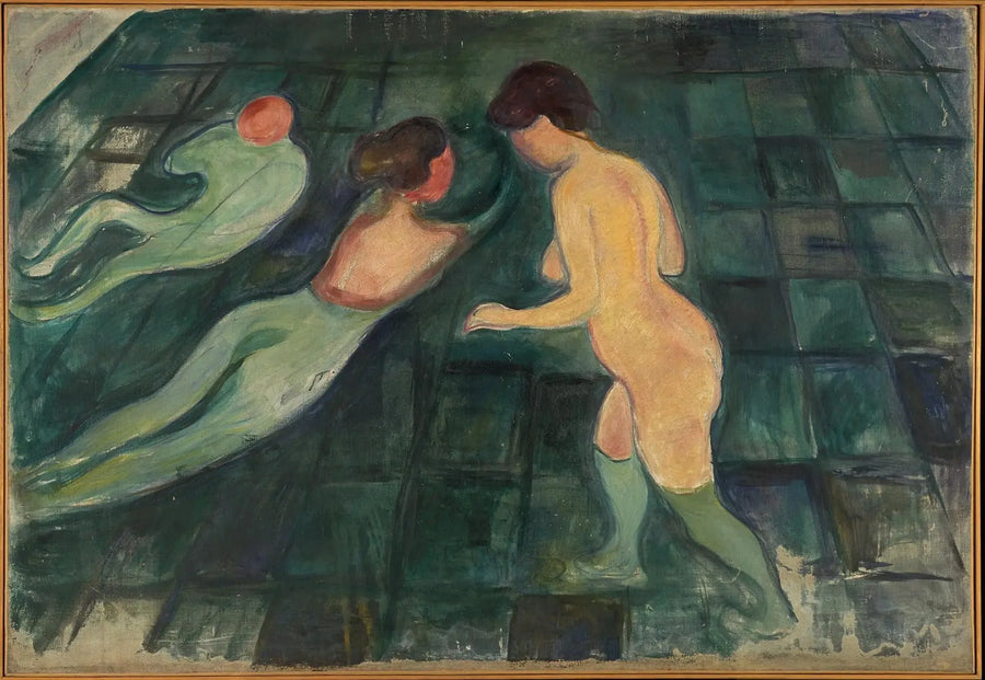 Kvinna som badar - Edvard Munch