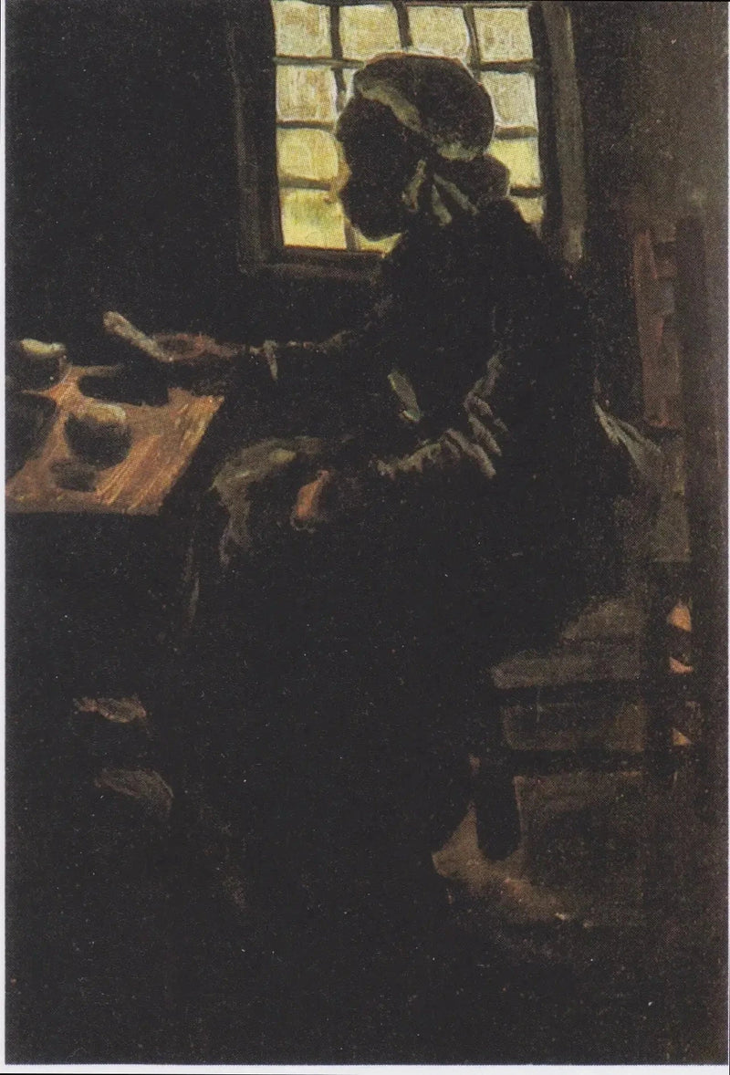 Kvinna vid bordet - Vincent van Gogh