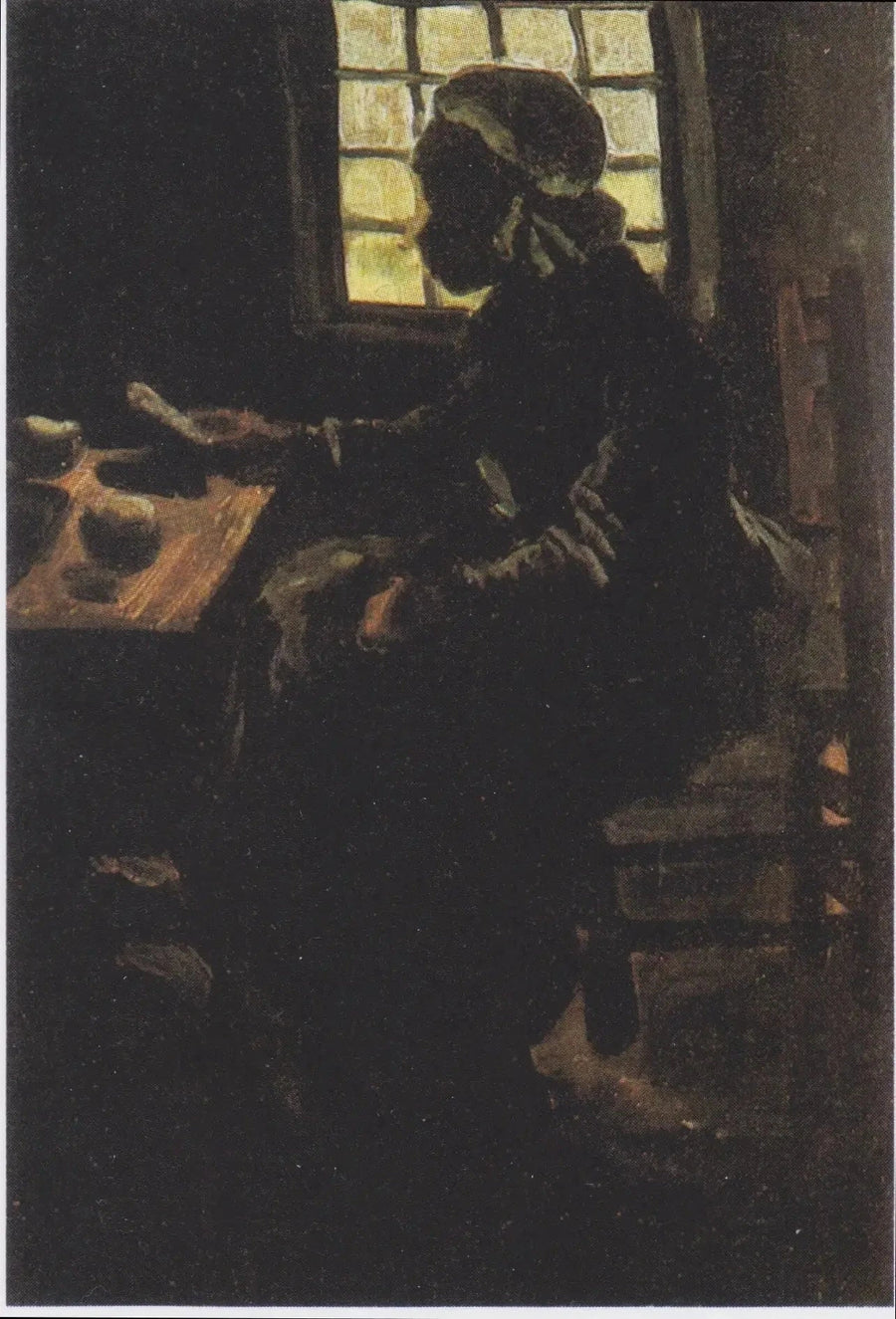 Kvinna vid bordet - Vincent van Gogh