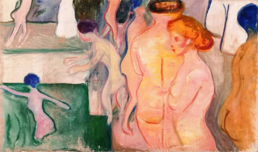 Kvinnor vid poolen - Edvard Munch