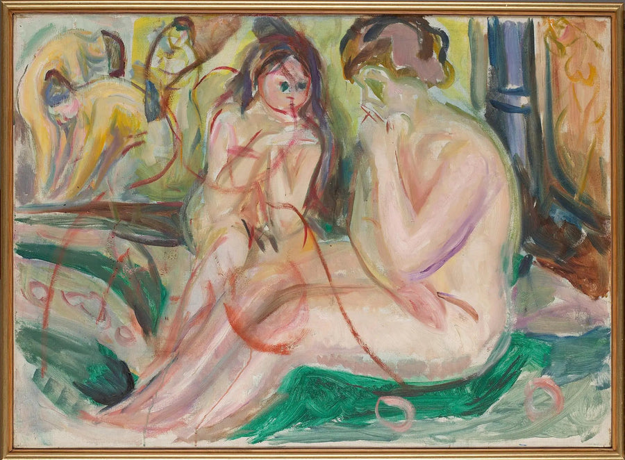 Kvinnor i badet - Edvard Munch