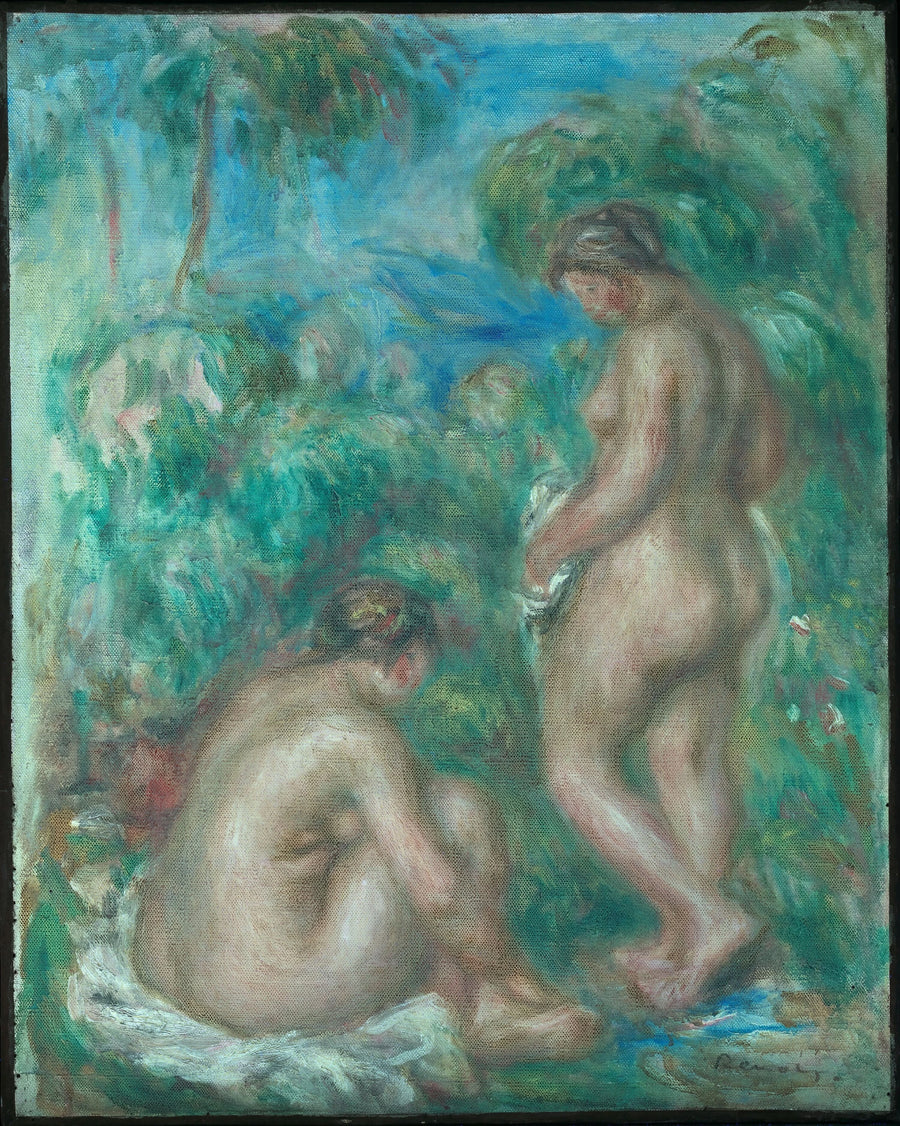 Badande Flickor - Pierre-Auguste Renoir
