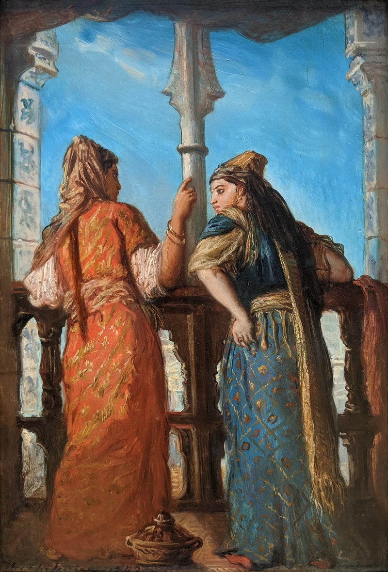 Kvinnor på balkongen, Alger - Théodore Chassériau