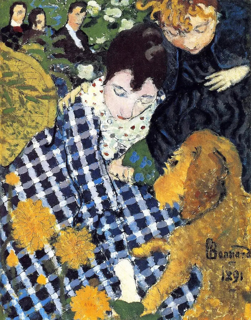 Kvinnor med hund - Pierre Bonnard