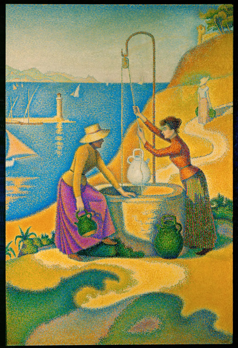 Kvinnor vid brunnen - Paul Signac