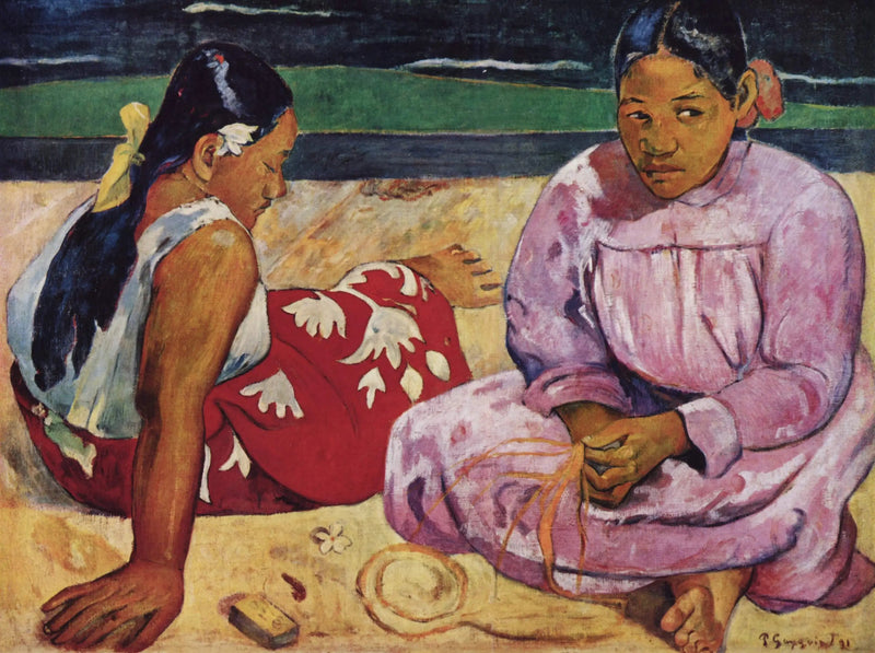 Tahitiska kvinnor - Paul Gauguin