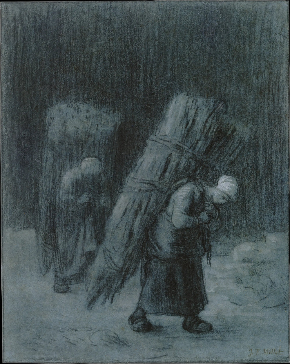 Femmes portant des fagots - Jean-François Millet - Alpha Reproduction