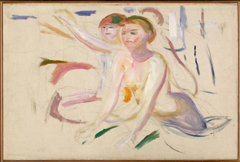 Kvinnor som badar - Edvard Munch
