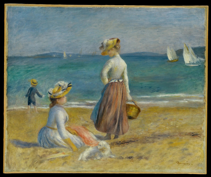 Kvinnor på Stranden - Pierre-Auguste Renoir