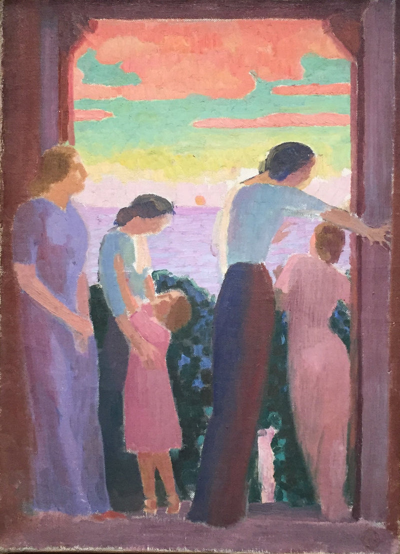 Kvinnor på balkongen - Maurice Denis
