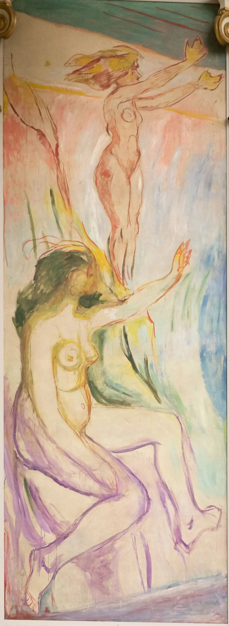 Kvinnor vända mot solen - Edvard Munch