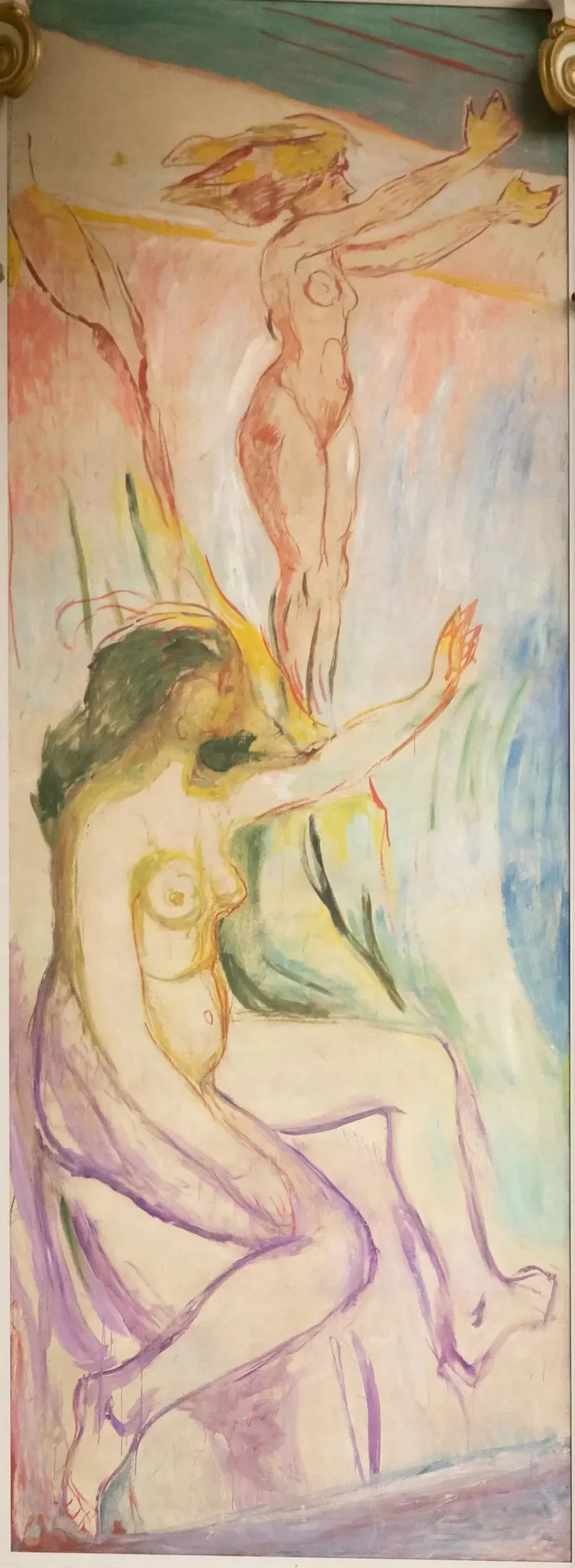 Kvinnor vända mot solen - Edvard Munch
