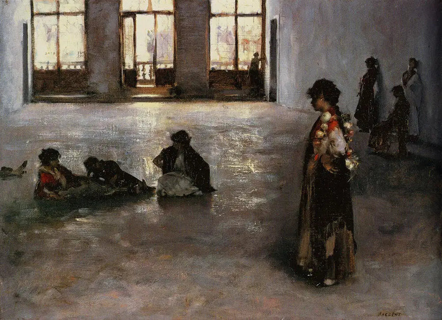 Venedigskvinnor på Palazzo Rezzonico - John Singer Sargent