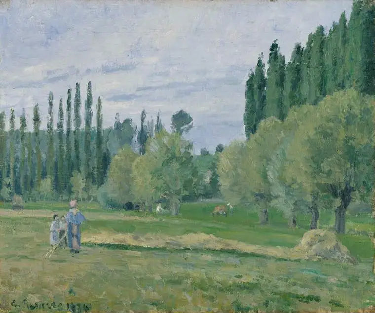 Slåtter - Camille Pissarro
