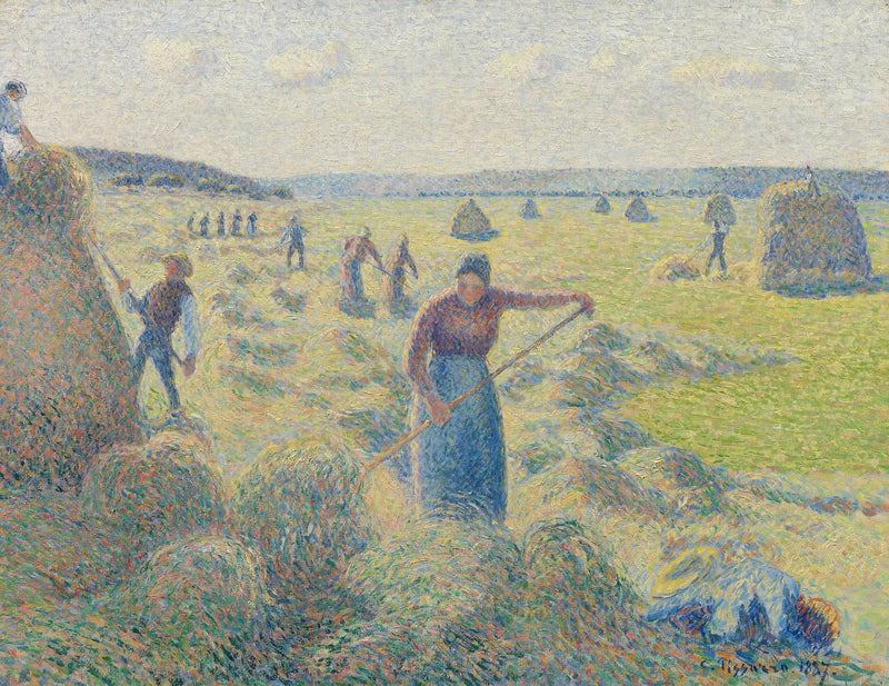 Slåtter, Éragny - Camille Pissarro