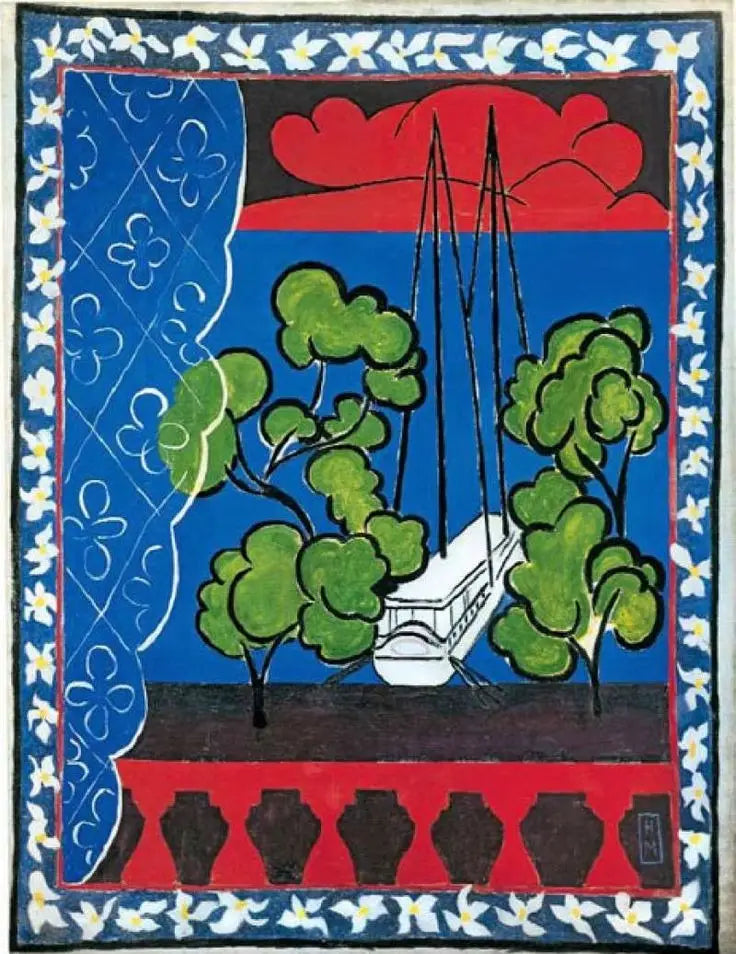 Fönster i Tahiti II - Henri Matisse