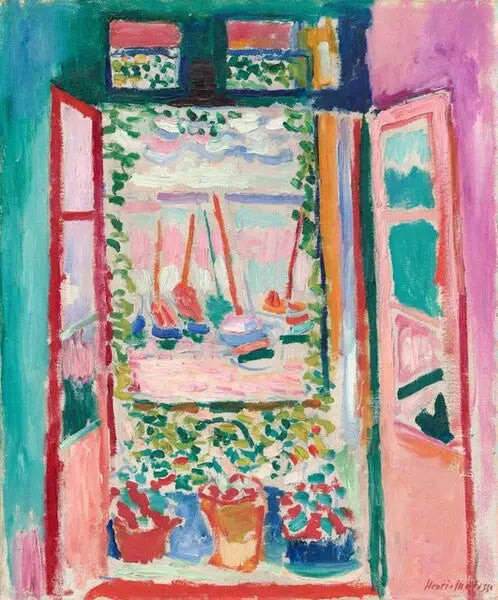 Reproduction du tableau « Fenêtre ouverte, Collioure - Henri Matisse » par Alpha Reproduction en peinture à l’huile