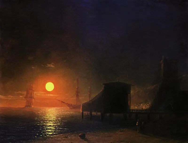 Feodosia. Månens natt - Ivan Aïvazovski