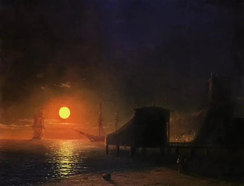 Feodosia. Månens natt - Ivan Aïvazovski