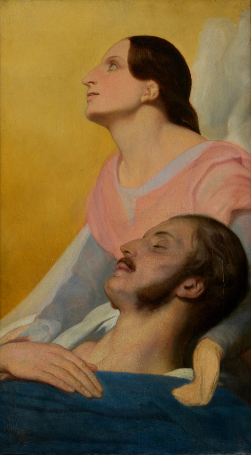 Ferdinand Philippe, hertig av Orléans, fram till sin dödsbädd - Ary Scheffer