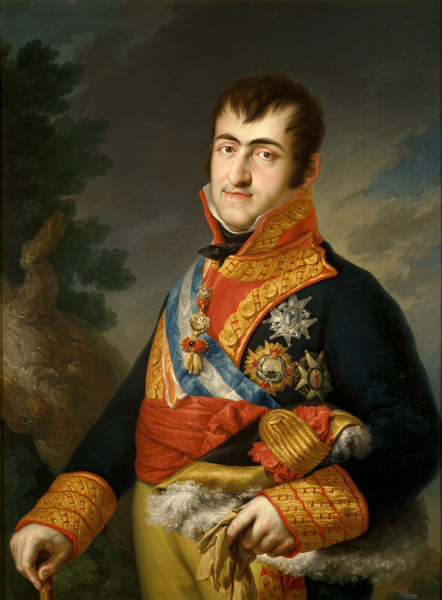 Ferdinand VII en uniforme de capitaine général - Vicente López Portaña