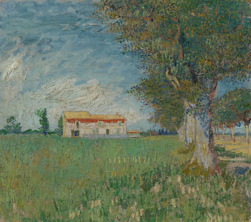 Gård i en vetefält - Vincent van Gogh