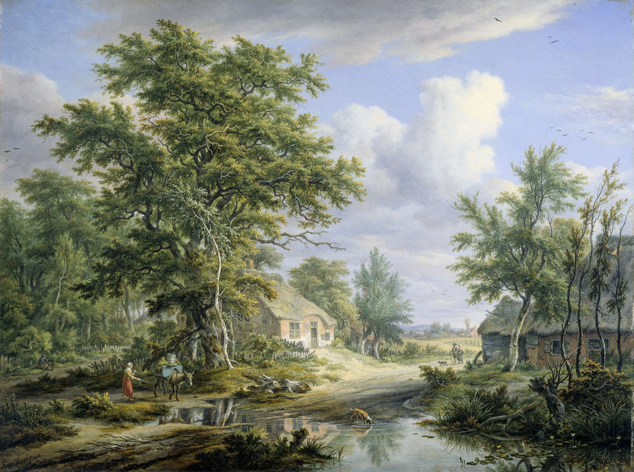 Fermes en lisière de forêt - Egbert van Drielst