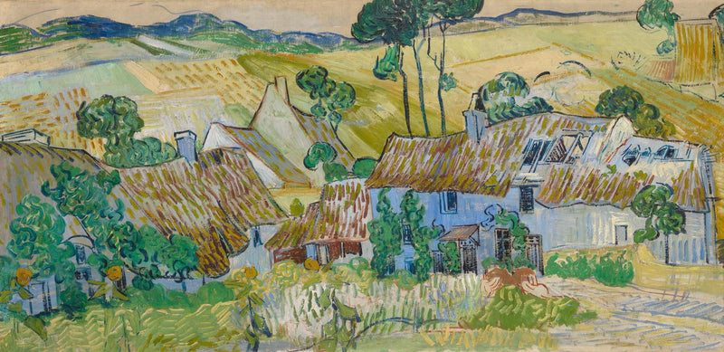 Stugor på en kulle - Vincent van Gogh