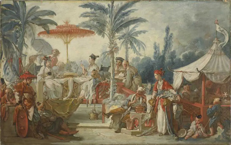 Kejsarens festmåltid i Kina - François Boucher