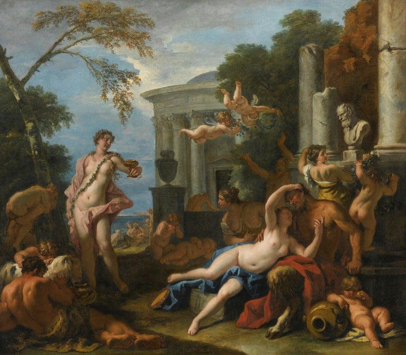 Fête de Silène (privatsamling) - Sebastiano Ricci