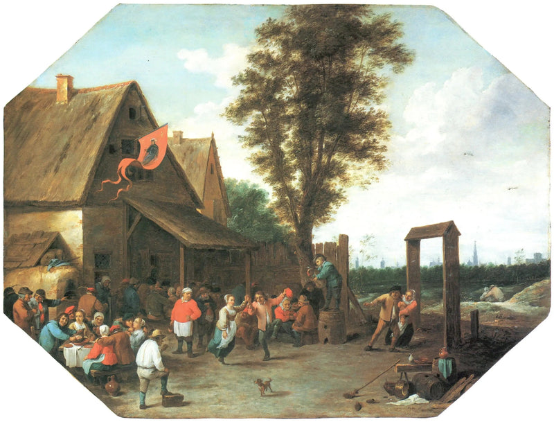 Byfesten för Saint-Georges - David Teniers den yngre