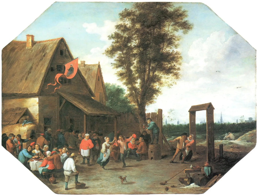 Byfesten för Saint-Georges - David Teniers den yngre