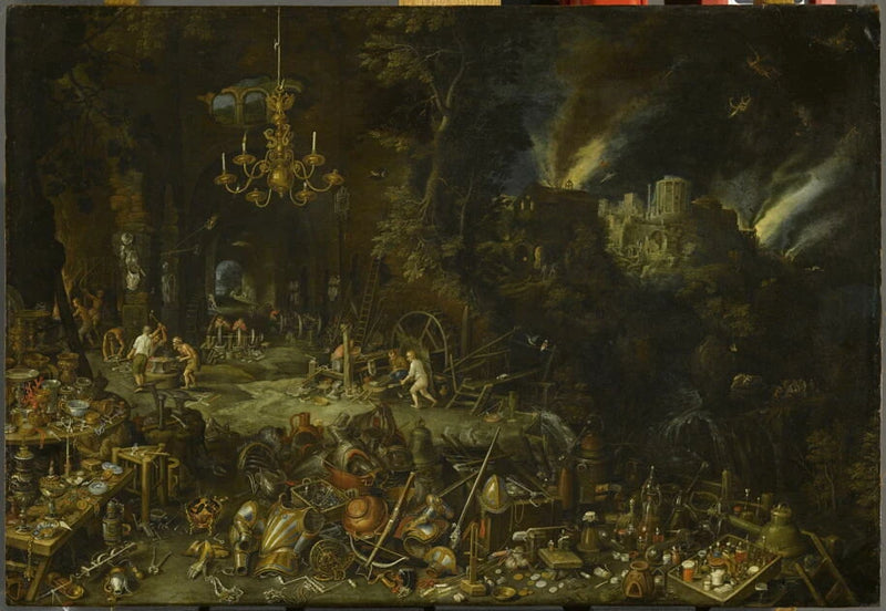 Le Feu - Jan I Brueghel