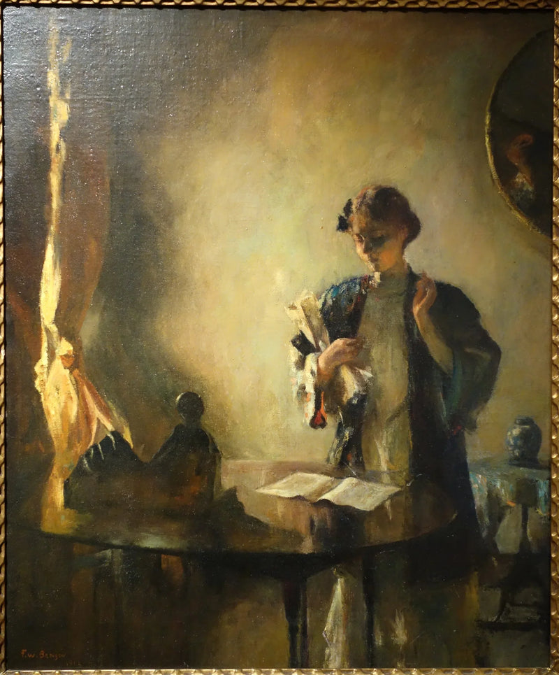Figur i ett rum - Frank Weston Benson
