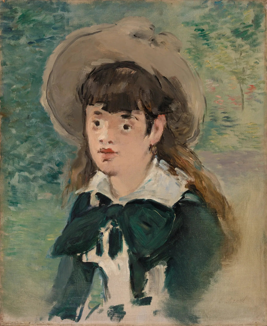 Filé på en bänk - Édouard Manet