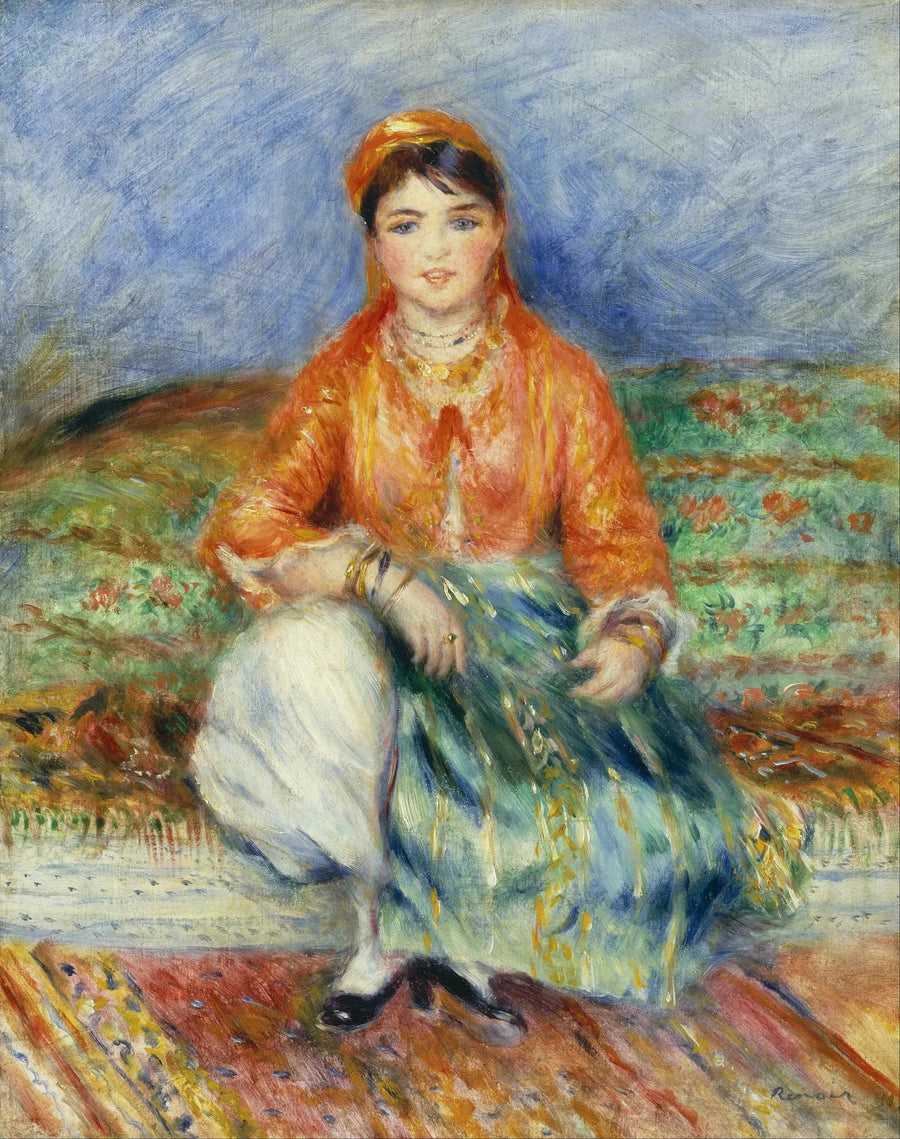 Algerisk flicka - Pierre-Auguste Renoir